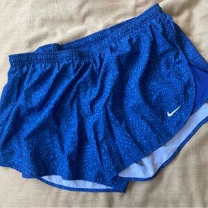 Blue Nike dri-fit shorts